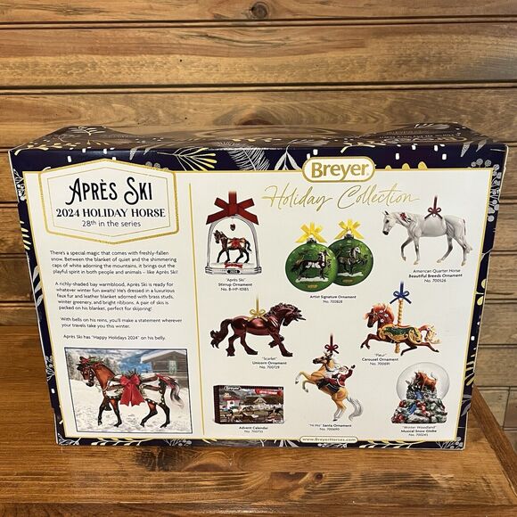 Breyer Apres Ski 2024 Holiday Collection Blanket Traditional Scale NIB Sealed - Picture 8 of 10